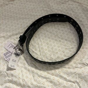 Hollister Star-Studded Leather Belt